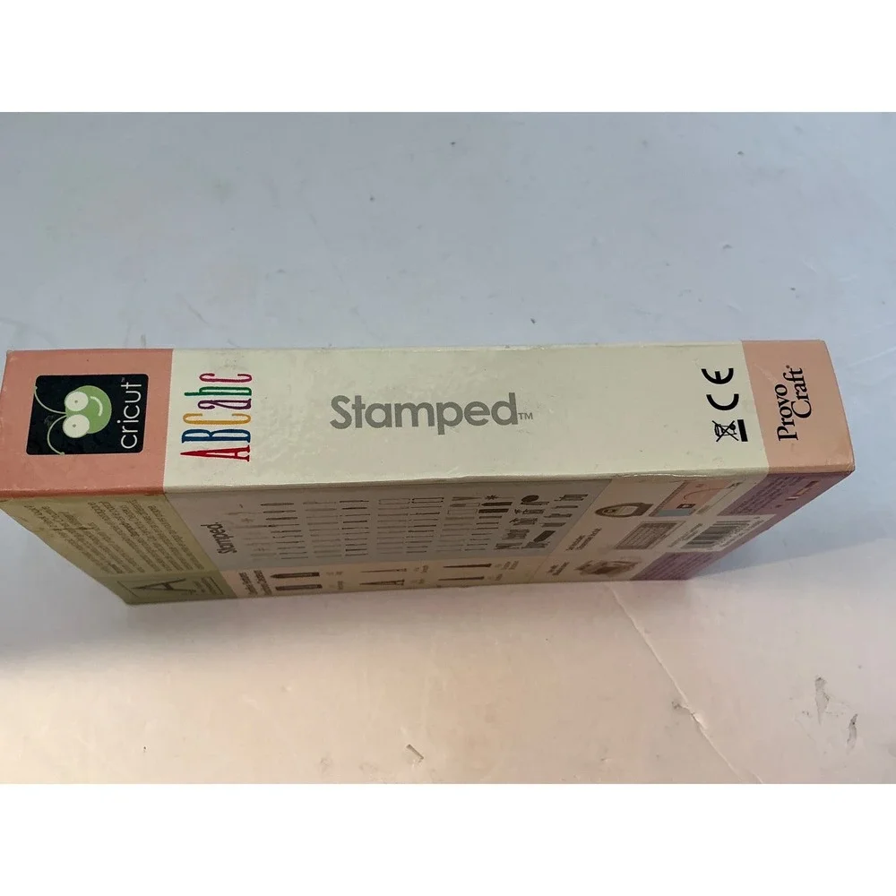 Cricut Stamped Font Cartridge Heather Lancaster‎ Provo Craft Keypad Handbook